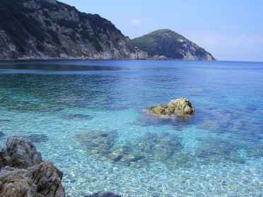 Sailing between the Elba Islands, Capraia, and northern Corsica