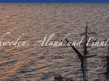 Barcos navegando por aguas escandinavas de Suecia, Åland y Finlandia