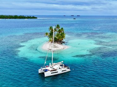 Vacaciones en catamarán en las islas de San Blas.