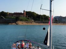 Navegación en barco en Getaria