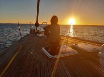 Tramonto in yacht esclusivo: esperienza privata a Valencia | 3,5h